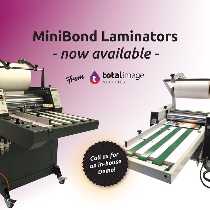 MiniBond Laminators now at Total Image Supplies